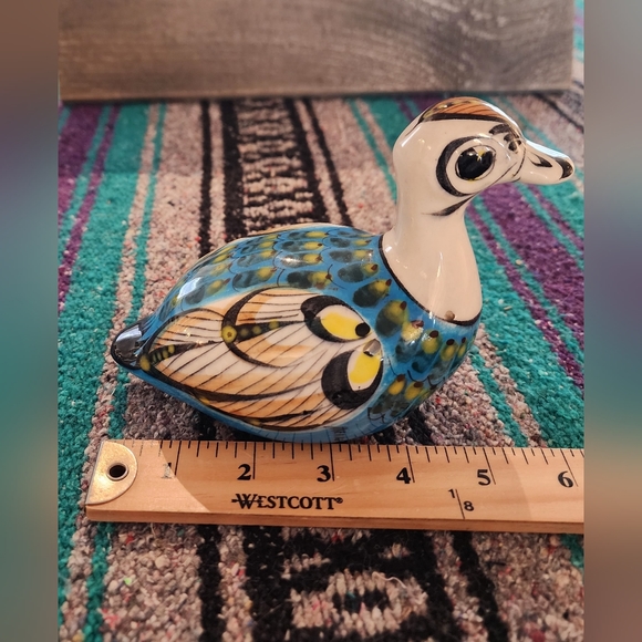 Vintage Mexican pottery bird - Picture 5 of 8